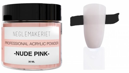 Neglemakeriet PRO Acrylic Powder - Nude Pink - 30 ml