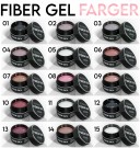 Neglemakeriet Fiber Gel - 10 - RØDLILLA - 15 ml thumbnail