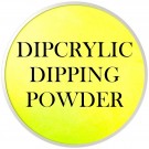 Dipcrylic Acrylic Dipping Powder - Unicorn Poop Neon Collection - Shimmering Sunny thumbnail