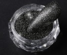Sparkling Crystal Diamond Nail Powder - 12 - Graphite Black thumbnail