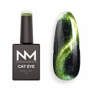 Neglemakeriet Cat Eye Gel Polish AURORA 5D #08 Green Intense - 10 ML thumbnail