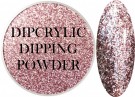 Dipcrylic Acrylic Dipping Powder - Glitter Collection - Sparkling Fuchsia Lights thumbnail