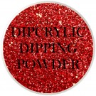Dipcrylic Acrylic Dipping Powder - Glitter Collection - Sparkling Red Mix thumbnail