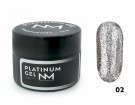 Neglemakeriet Platinum Gel 02 - Silver Stardust thumbnail
