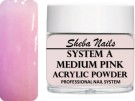 Sheba Nails - Selvjevnende akrylpulver - Medium Pink - 15 ml thumbnail