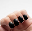 Gel Nail Sticker - Semi Cured - PITCH BLACK thumbnail