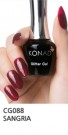Konad Color Gel Nail Polish - CG088 Glitter Sangria thumbnail