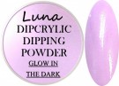 Dipcrylic Acrylic Dipping Powder - Glow in the Dark Collection - Luna Andromeda thumbnail