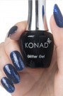 Konad Color Gel Nail Polish - CG077 Glitter Dark Blue thumbnail