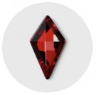 Flat Bottom 3D Rhinestones - 41 - Red thumbnail