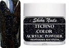 Sheba Nails Techno Color Acrylic Powder - Neon Black thumbnail