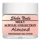 Nude Color Acrylic Powder - Milky Collection - Almond thumbnail