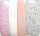 De fire fargene i serien med Glitterize Acrylic Powder thumbnail