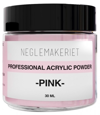 Neglemakeriet PRO Acrylic Powder - Pink - 30 ml