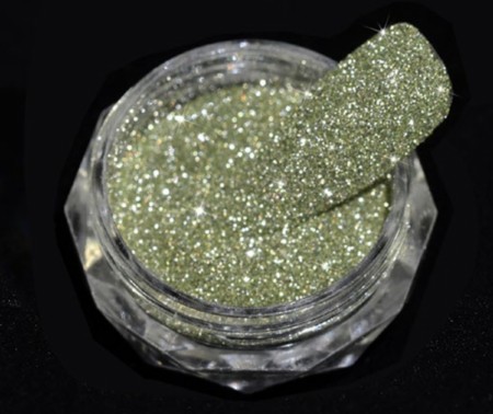 Sparkling Nail Diamond Powder - 07 - Flash Light Green