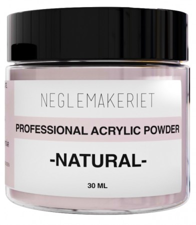 Neglemakeriet PRO Acrylic Powder - Natural - 30 ml