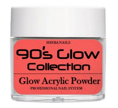 Glow Acrylic Powder - 90´s Flash Back Collection - Teen Heart Throb