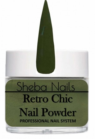 Sheba Nails Acrylic Powder - Retro Chic - Olive