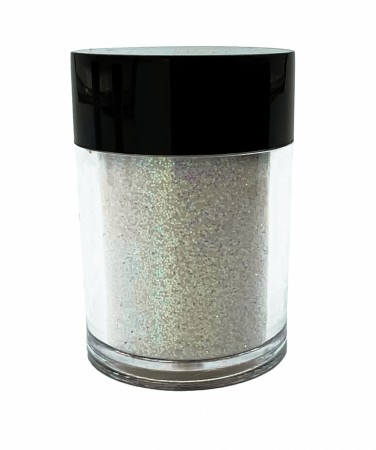 Glitterpulver - White Aurora Borealis - Krukke med 6,21 ml