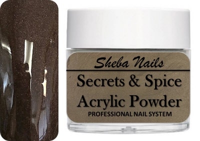 Sheba Nails Color Acrylic Powder - Nutmeg