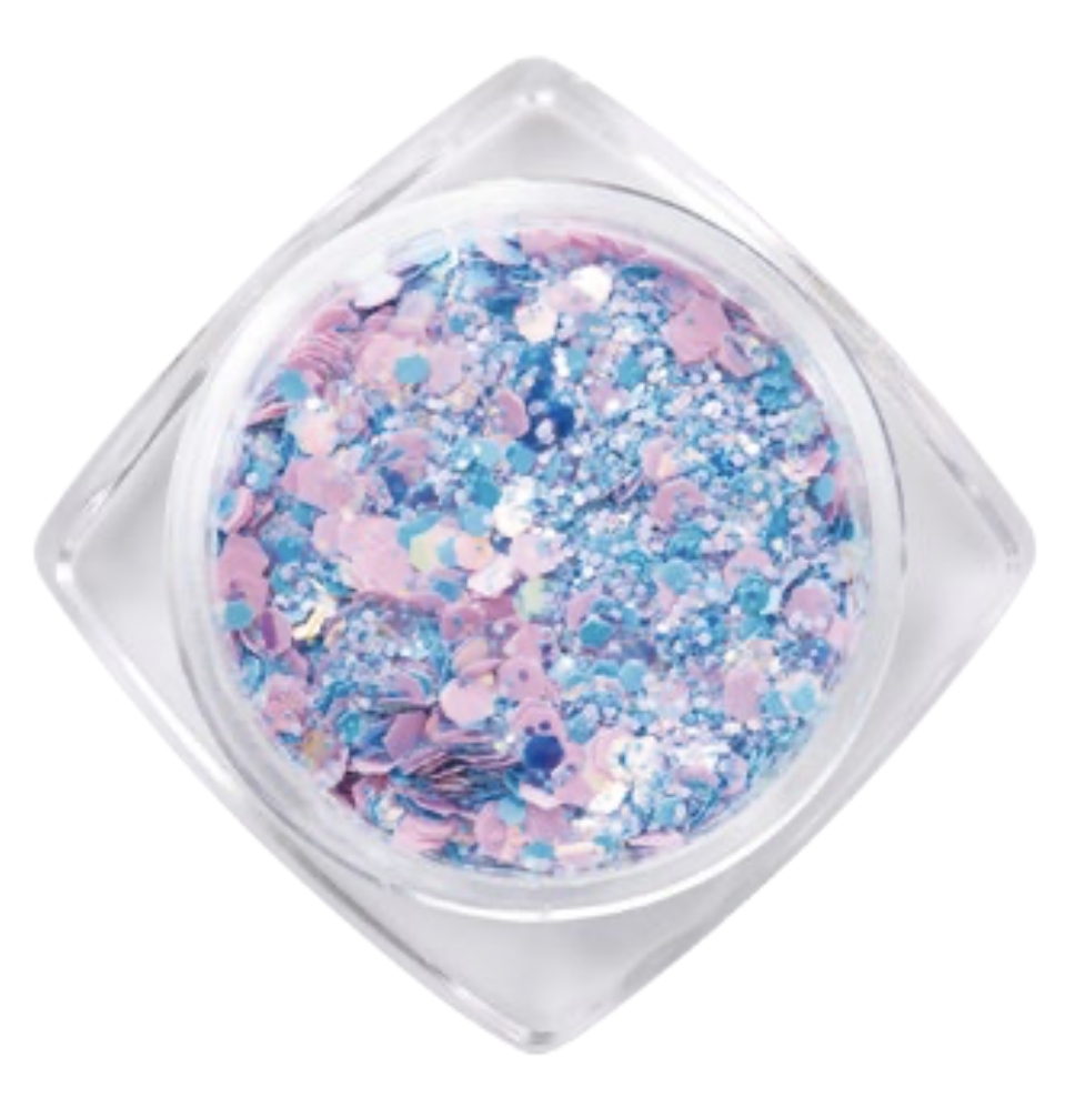 Mixed Holo Nail Dazzling 14 - Blue, Pink & Fairy Dust