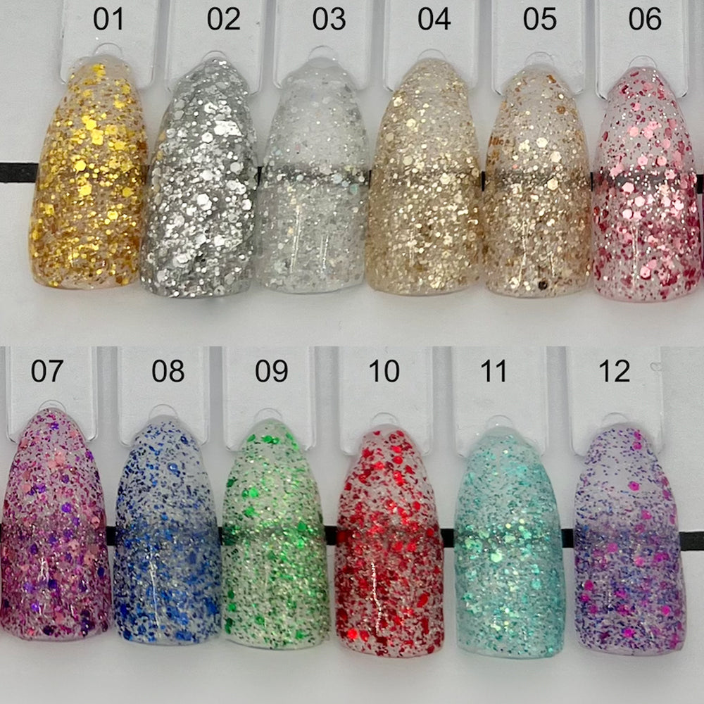 Fengshangmei Jelly Glitter Powder Gel