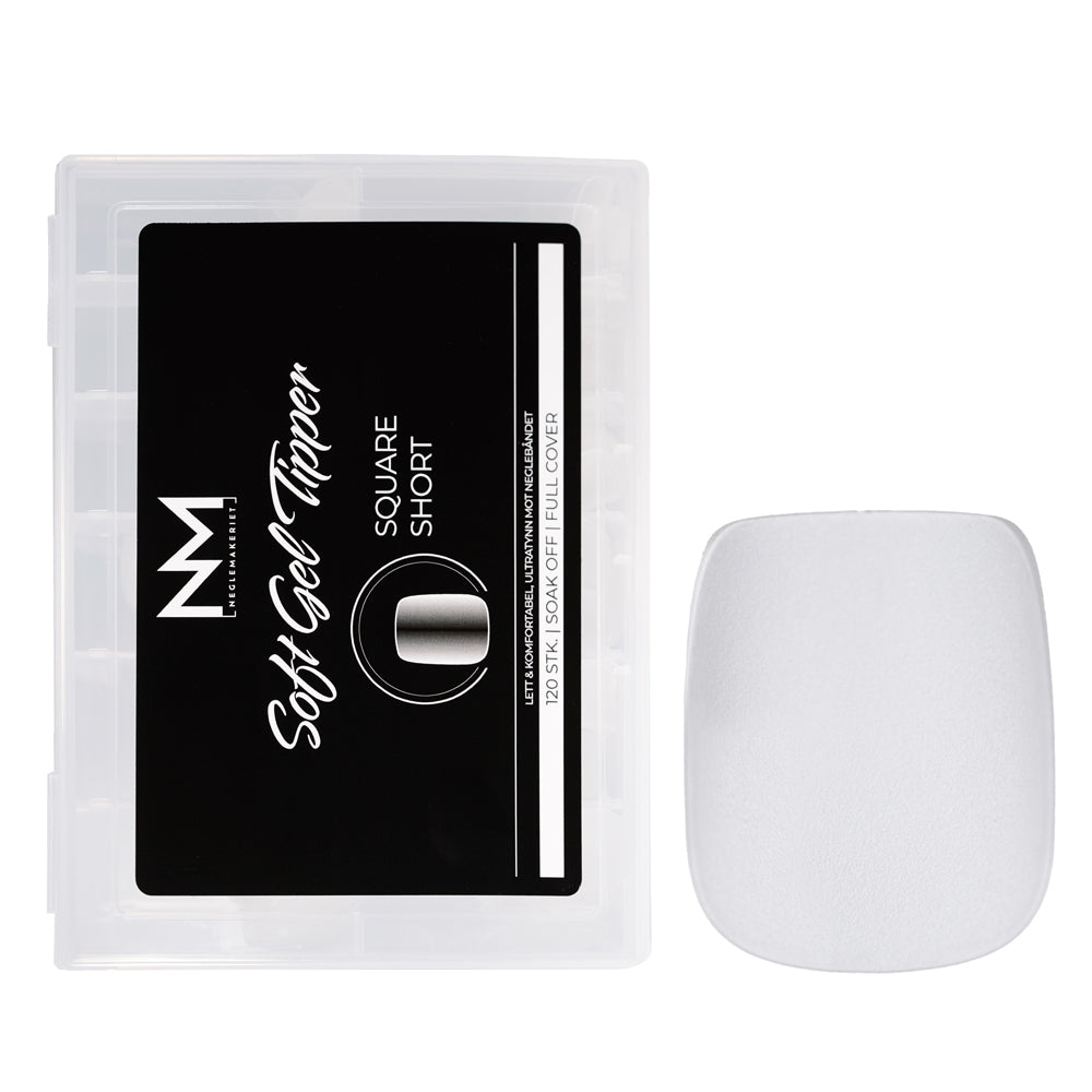 Neglemakeriet Soft Gel Tipper - Square Short