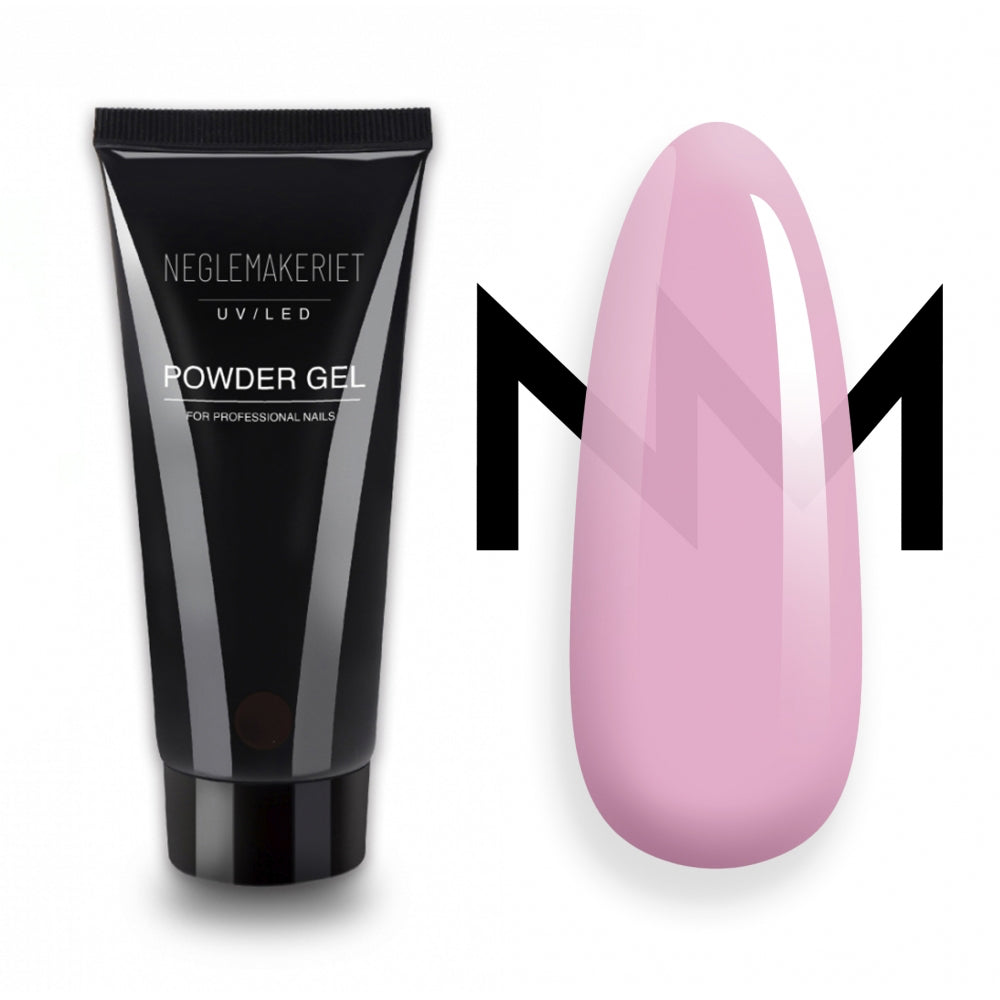 Neglemakeriet Powder Gel 20 Frosted Pink Glass