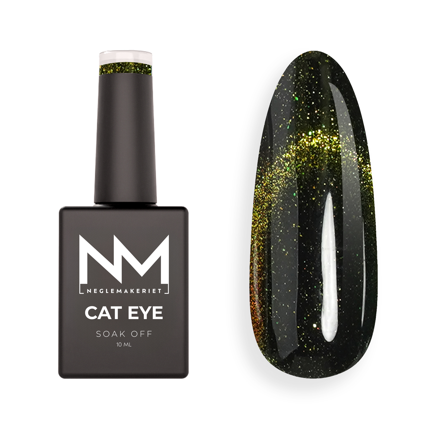 Neglemakeriet Cat Eye Gel Polish GALAXY #02 BRONZED