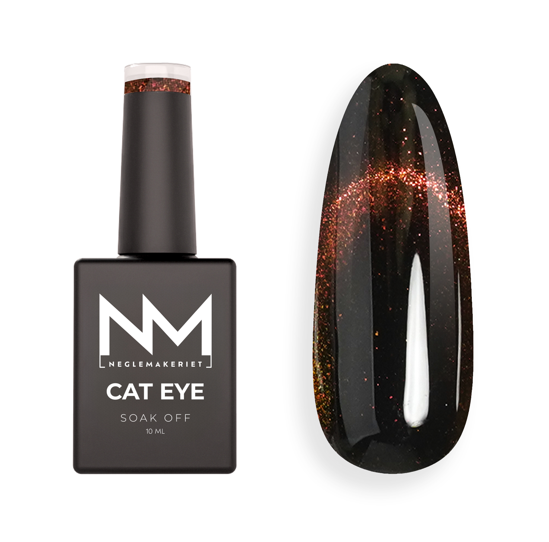 Neglemakeriet Cat Eye Gel Polish GALAXY #03 BONFIRE