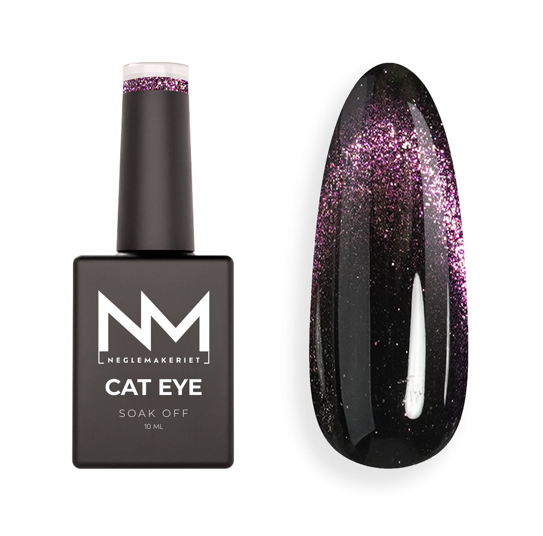 Neglemakeriet Cat Eye Gel Polish GALAXY #10 COSMIC ROSE