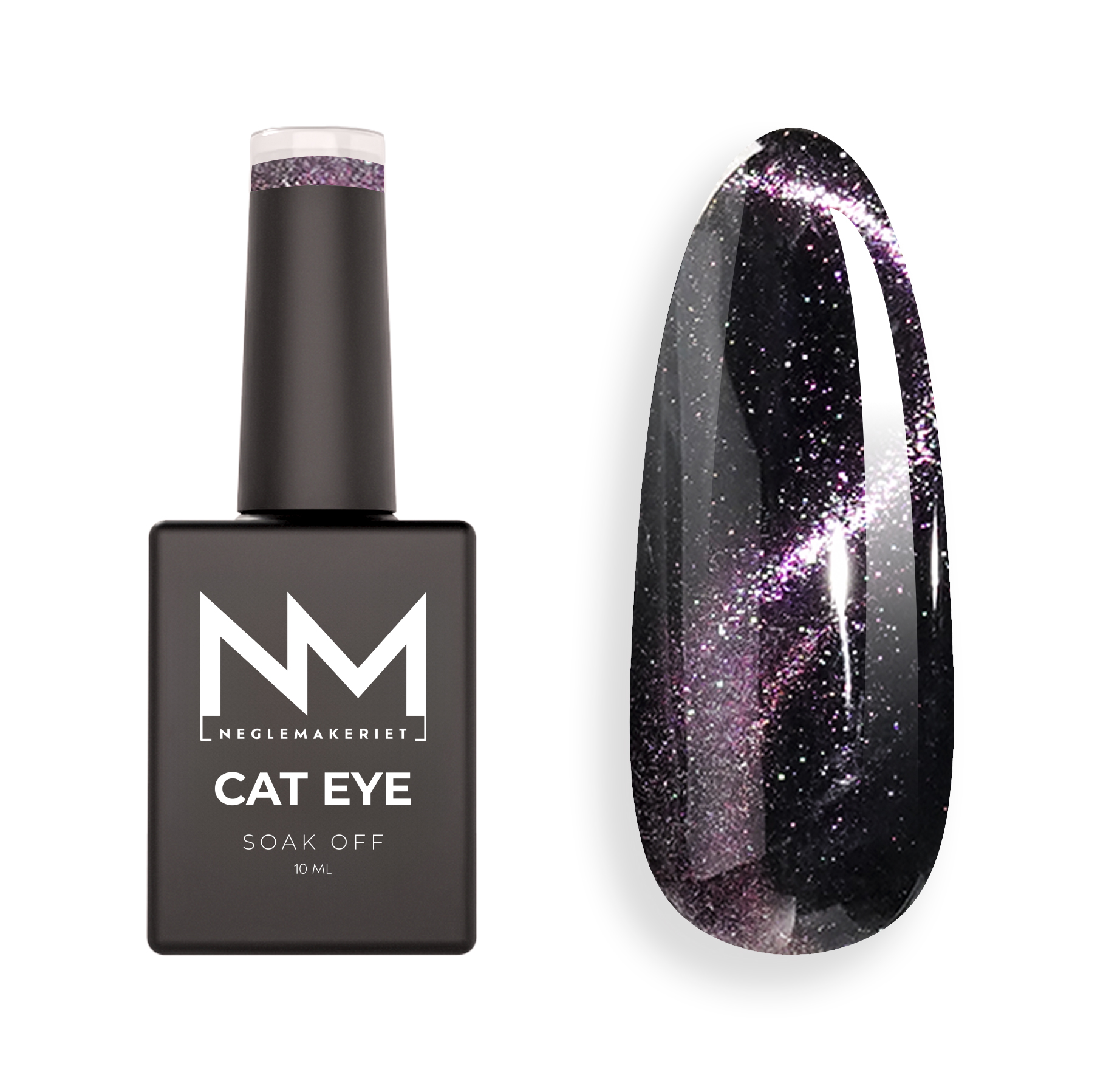 Neglemakeriet Cat Eye Gel Polish AURORA 5D #04 Light Pink