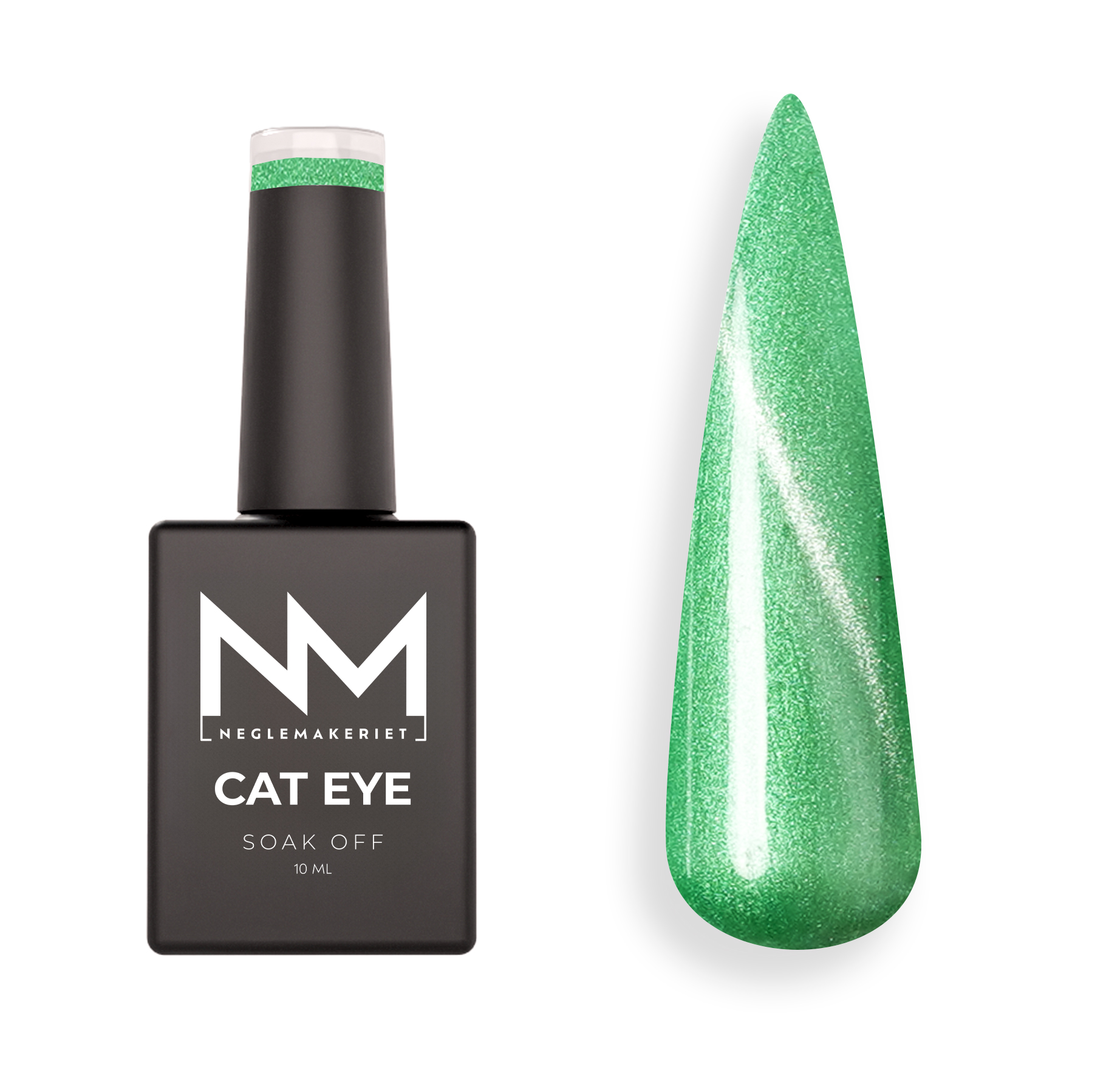 Neglemakeriet Cat Eye Gel Polish FAIRYTALE #12 Green Garden
