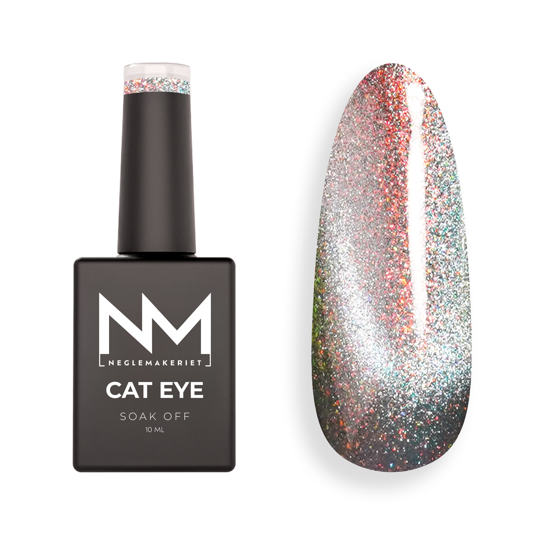 Neglemakeriet Cat Eye Gel Polish UNICORN #09 Sparkle