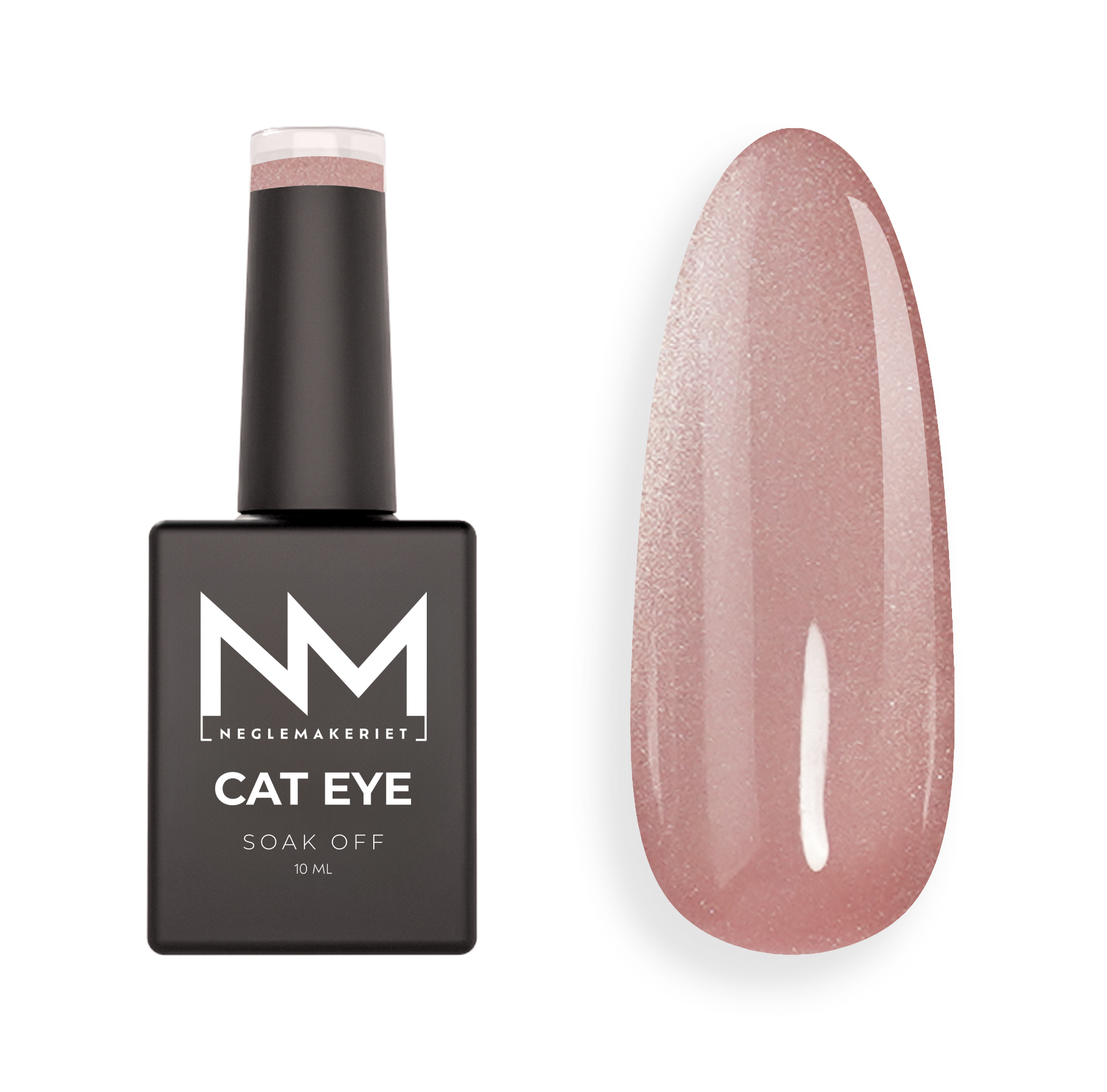 Neglemakeriet Cat Eye Gel Polish VELVET CRYSTAL #04 Lipgloss Red