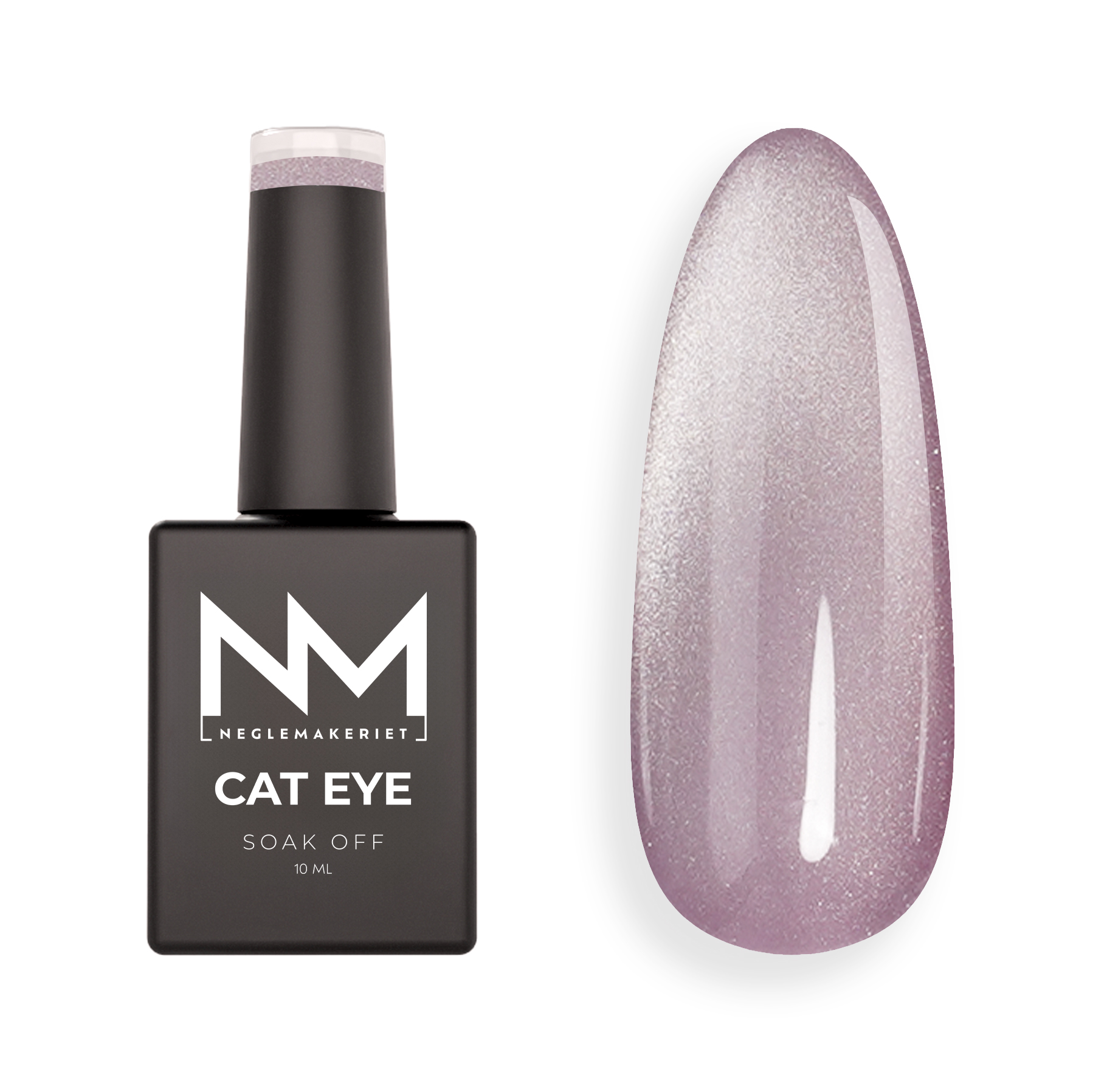 Neglemakeriet Cat Eye Gel Polish VELVET CRYSTAL #09 Lavender Mist - 10 ML