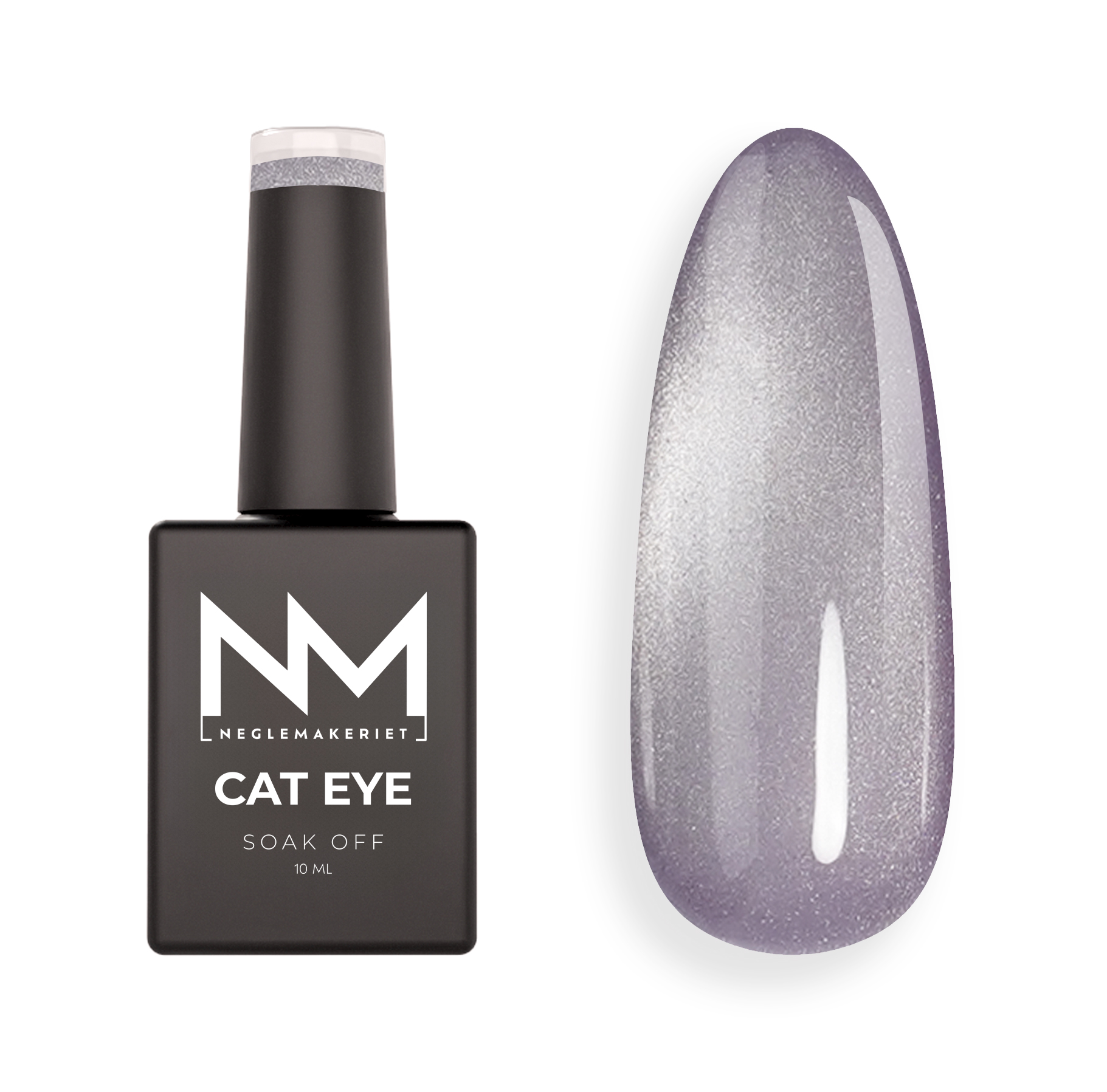 Neglemakeriet Cat Eye Gel Polish VELVET CRYSTAL #10 Blue Aura - 10 ML