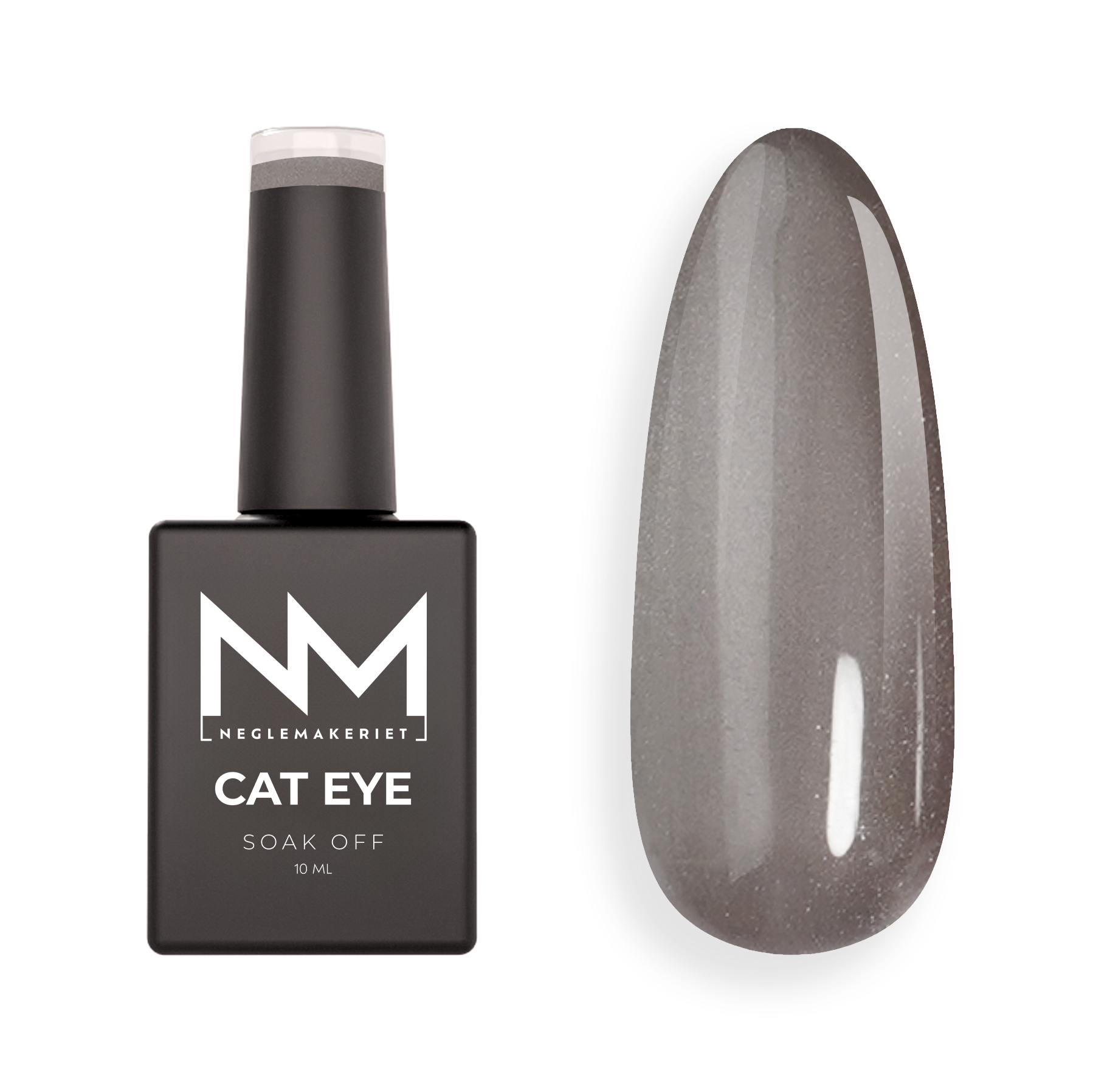 Neglemakeriet Cat Eye Gel Polish VELVET CRYSTAL #15 Ashy - 10 ML