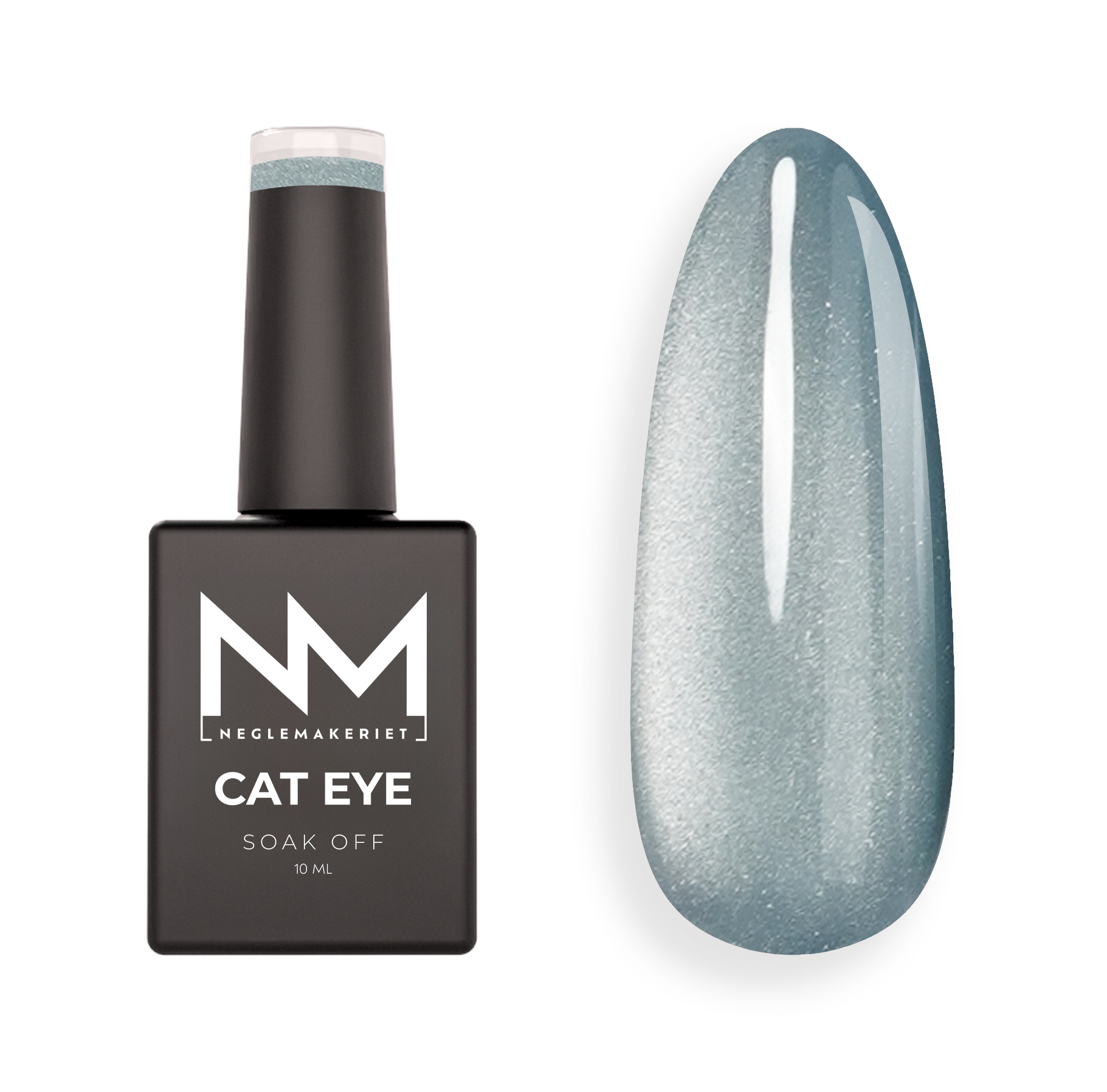 Neglemakeriet Cat Eye Gel Polish VELVET CRYSTAL #16 Sky Blue - 10 ML