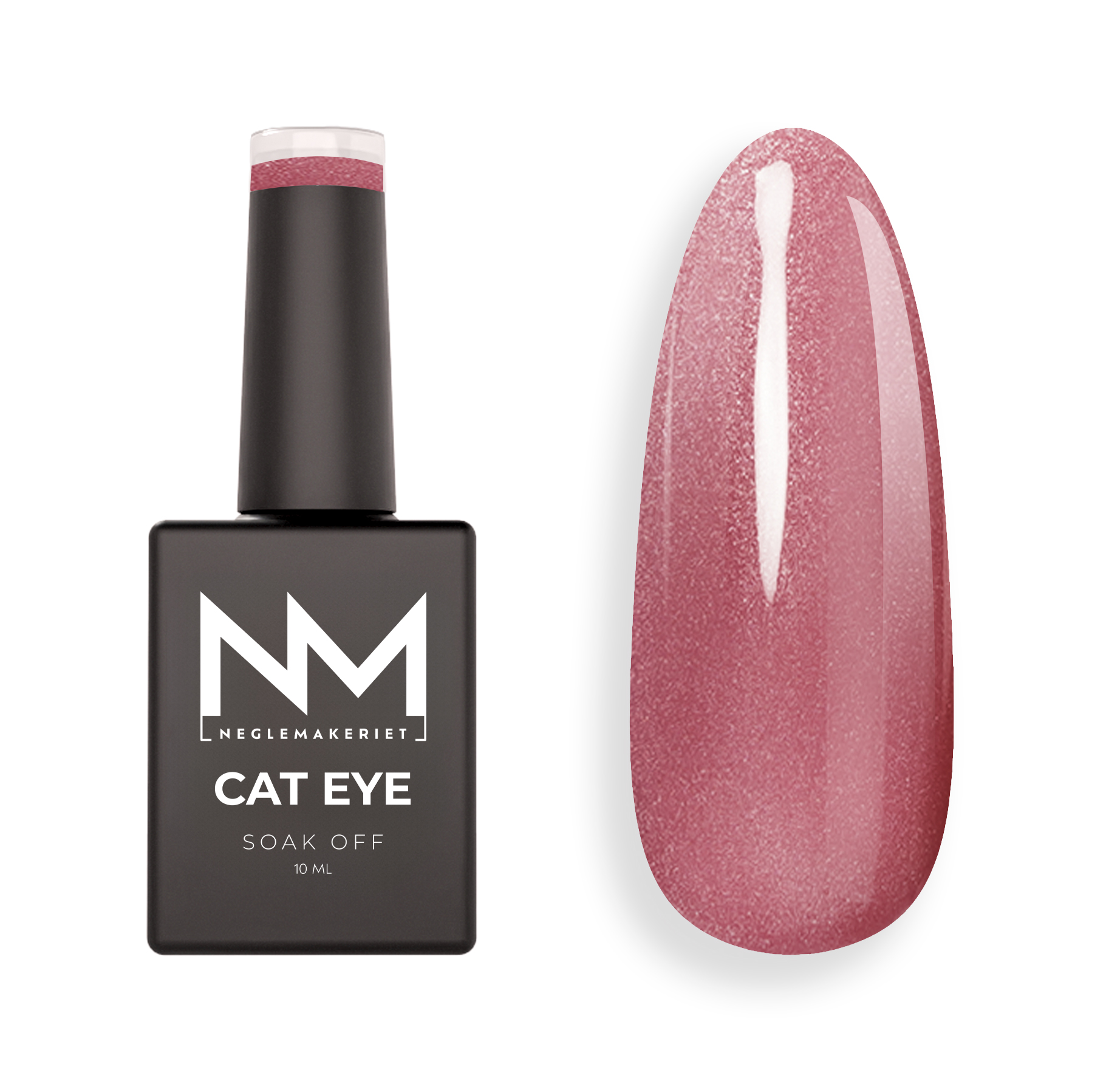 Neglemakeriet Cat Eye Gel Polish VELVET CRYSTAL #24 Candy Pink - 10 ML