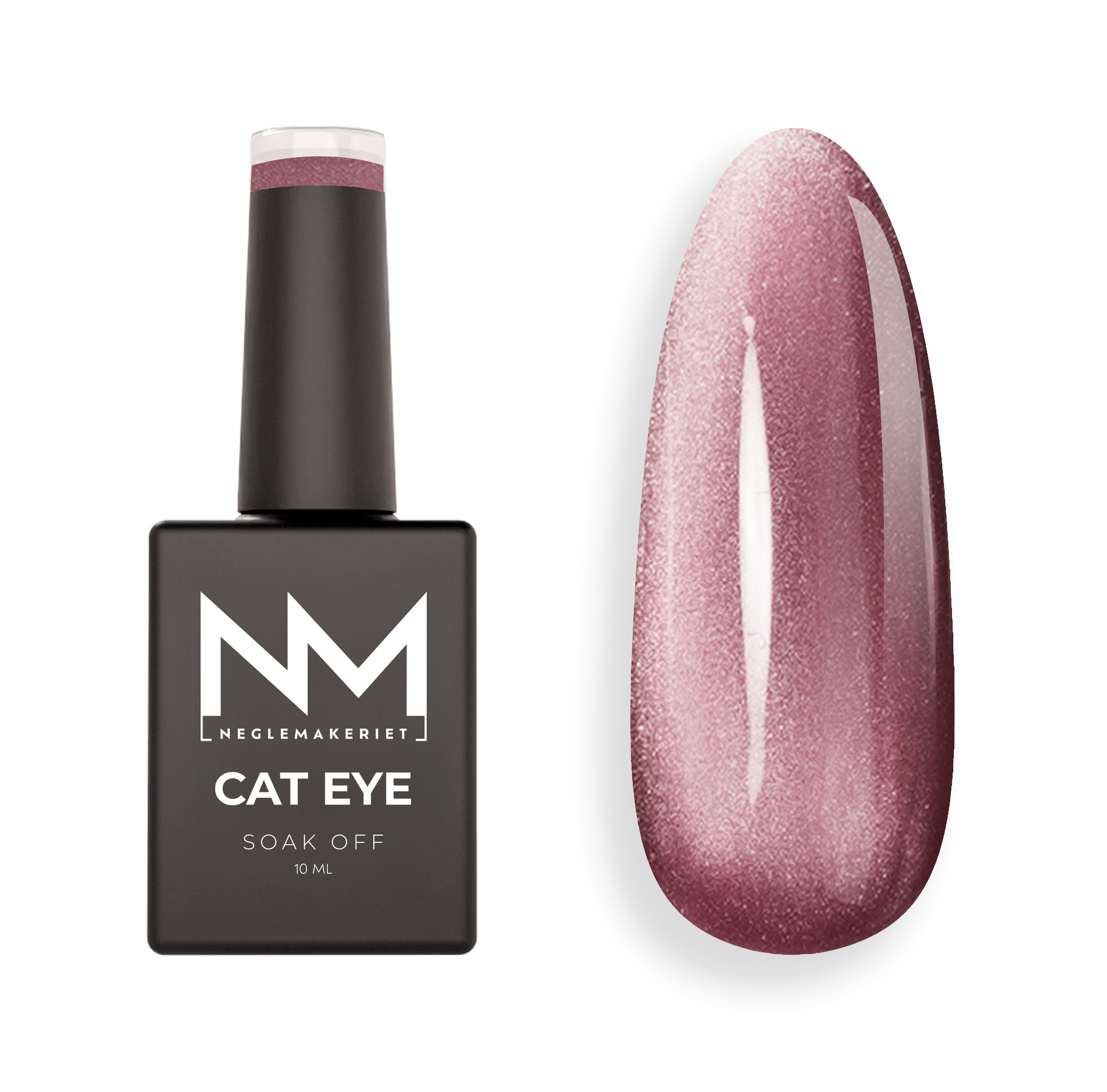 Neglemakeriet Cat Eye Gel Polish VELVET CRYSTAL #28 Purple Passion - 10 ML