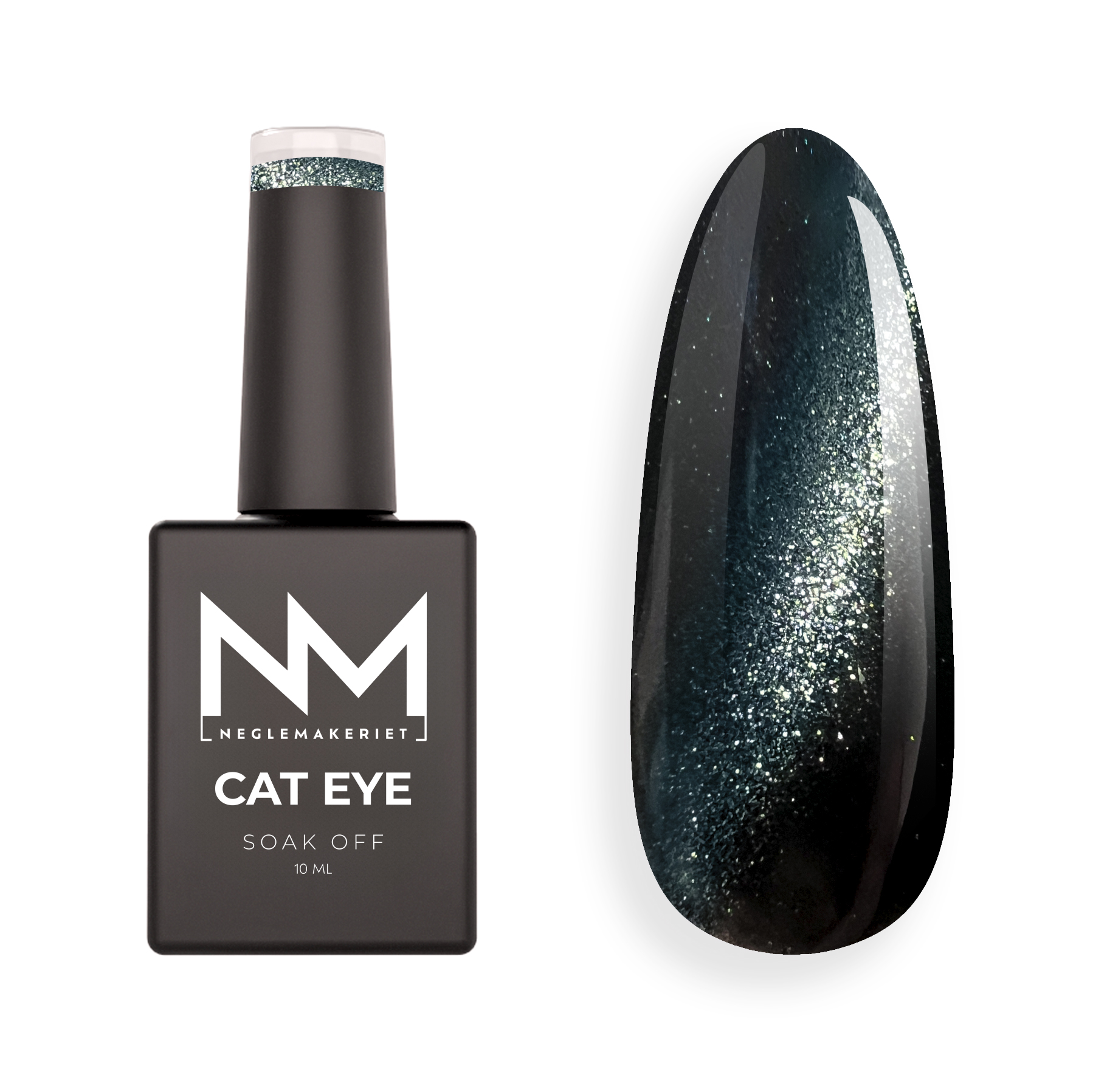 Neglemakeriet Cat Eye Gel Polish METALLIC #05 Blue & Bright - 10 ML