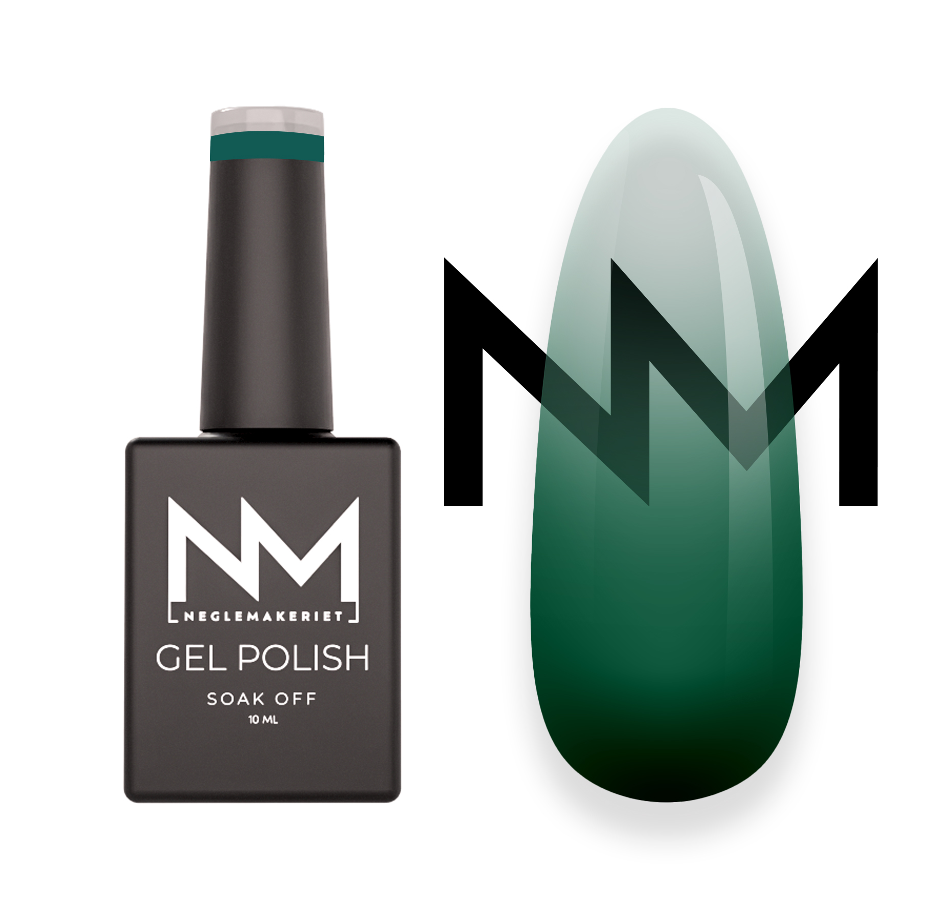 Neglemakeriet Gel Polish #066 POISON APPLE SHEER - 10 ML