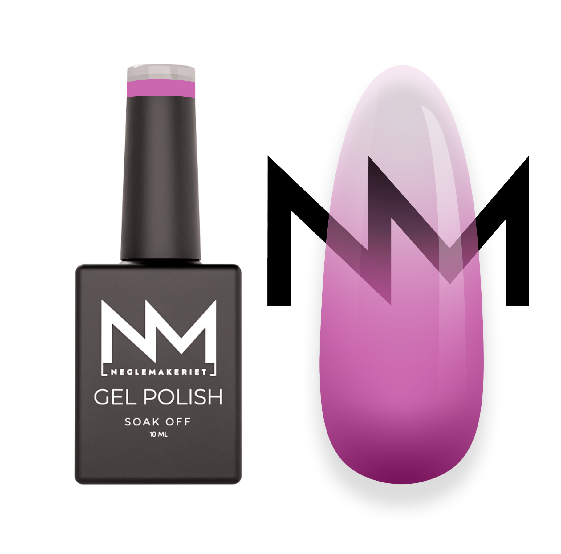 Neglemakeriet Gel Polish #101 FLAMINGO SHEER - 10 ML