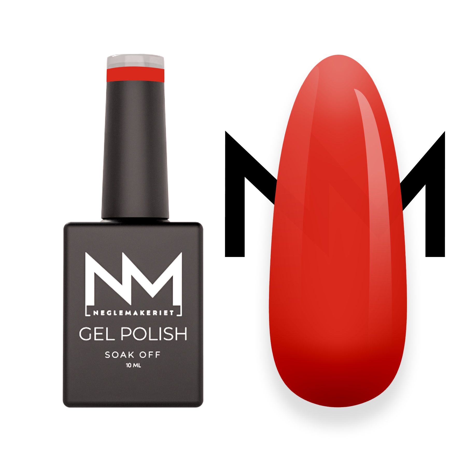 Neglemakeriet Gel Polish #117 FLAMENCO ROJO SHEER - 10 ML