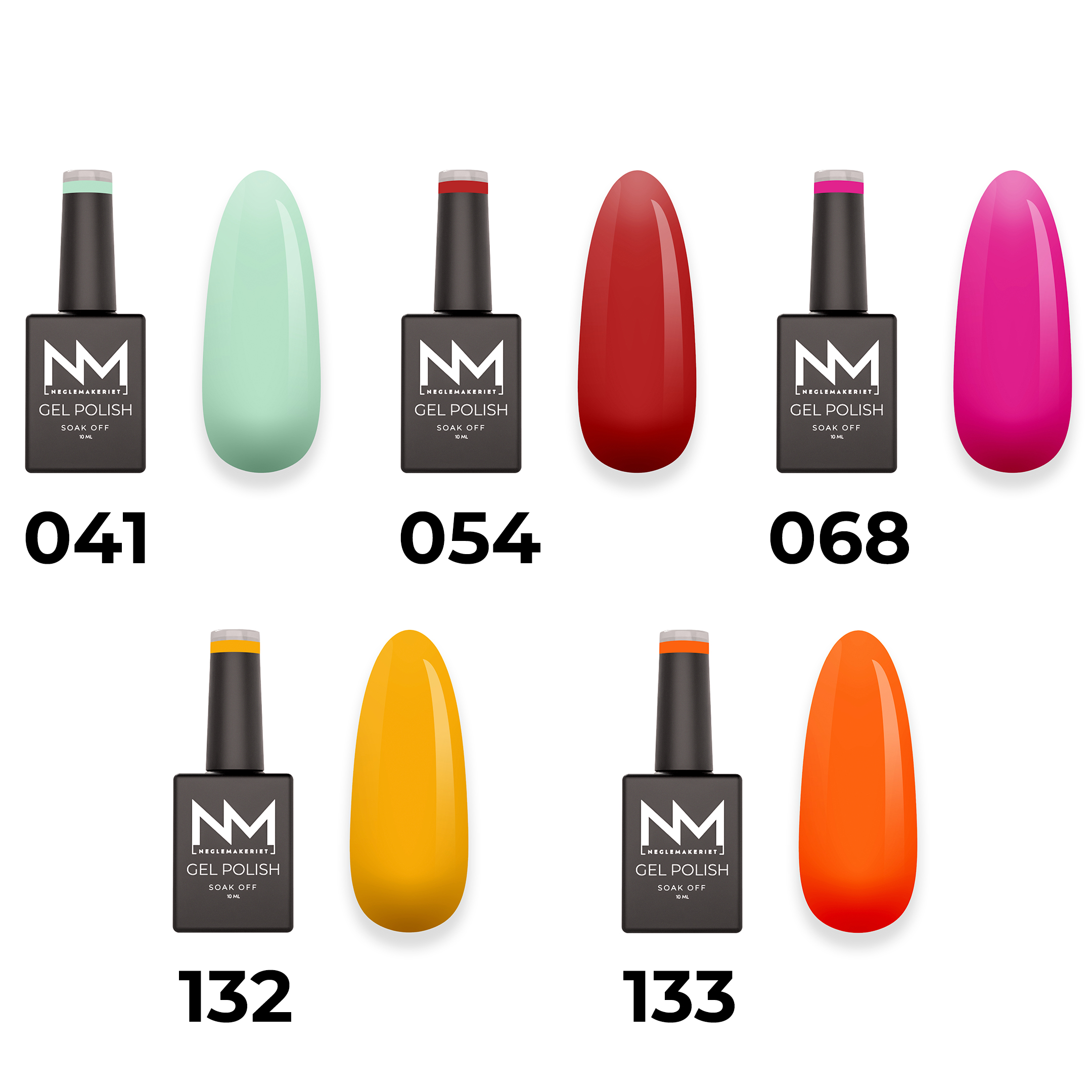 Neglemakeriet Gel Polish - 5 STK. Summer Collection #OK, BLOOMER!