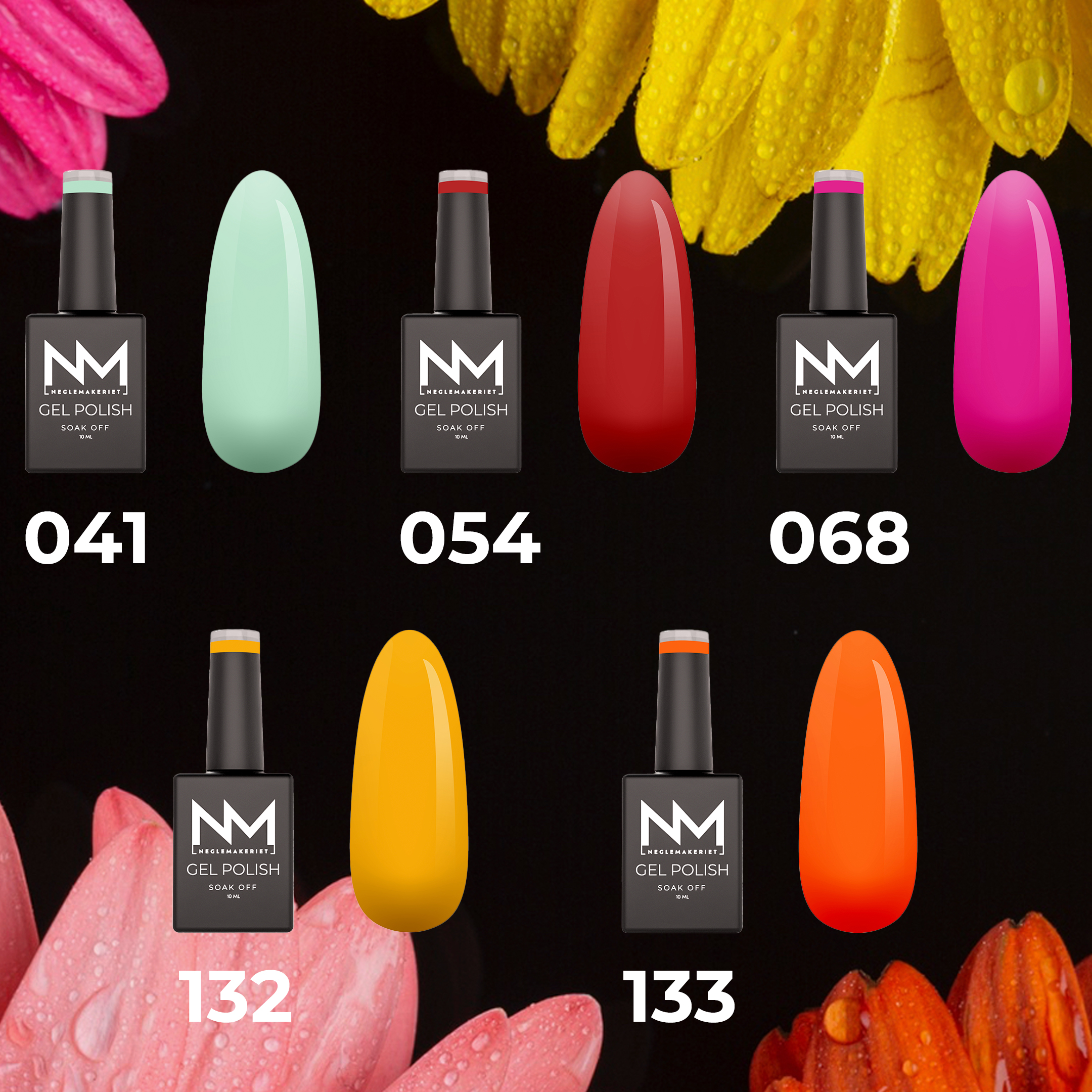 Neglemakeriet Gel Polish - 5 STK. Summer Collection #OK, BLOOMER!